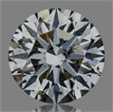 Natural Diamond 1.06 Carats, Round with Excellent Cut, G Color, I1 Clarity and Certified by GIA