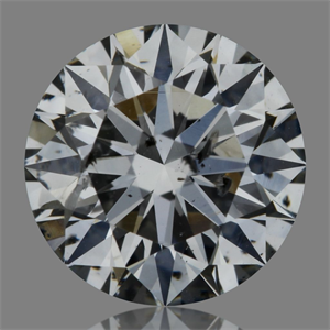 Picture of Natural Diamond 1.06 Carats, Round with Excellent Cut, G Color, I1 Clarity and Certified by GIA