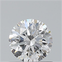 Natural Diamond 0.71 Carats, Round with Excellent Cut, E Color, SI1 Clarity and Certified by GIA