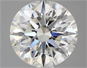Lab Grown Diamond 1.54 Carats, Round with Ideal Cut, E Color, VS1 Clarity and Certified by IGI