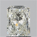 Natural Diamond 1.20 Carats, Radiant with  Cut, K Color, SI2 Clarity and Certified by GIA