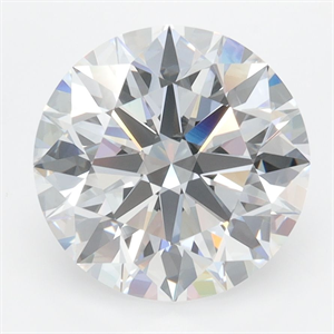 Picture of Lab Grown Diamond 4.07 Carats, Round with Ideal Cut, D Color, VS1 Clarity and Certified by IGI