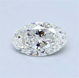 Picture of Natural Diamond 1.01 Carats, Oval with  Cut, G Color, SI1 Clarity and Certified by GIA