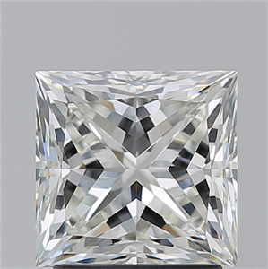 Picture of Natural Diamond 2.20 Carats, Princess with  Cut, J Color, VVS2 Clarity and Certified by GIA