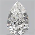 Natural Diamond 0.90 Carats, Pear with  Cut, G Color, SI1 Clarity and Certified by GIA