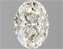 Diamante Natural 1.07 quilates, Ovalado , Color K, claridad SI1 y certificado GIA