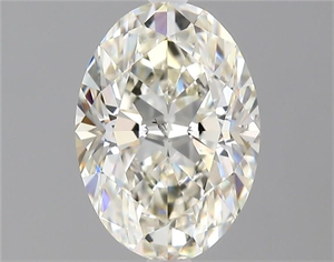 Foto Diamante Natural 1.07 quilates, Ovalado , Color K, claridad SI1 y certificado GIA de