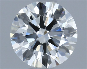 Picture of Natural Diamond 0.51 Carats, Round with Excellent Cut, H Color, VVS1 Clarity and Certified by IGI