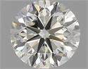 Natural Diamond 1.00 Carats, Round with Very Good Cut, J Color, VS2 Clarity and Certified by GIA