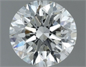 Natural Diamond 0.70 Carats, Round with Excellent Cut, G Color, SI1 Clarity and Certified by IGI