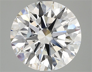 Picture of Lab Grown Diamond 3.04 Carats, Round with Ideal Cut, E Color, VVS2 Clarity and Certified by IGI