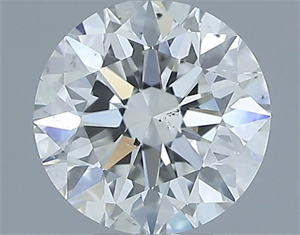Foto Diamante Natural 0.71 quilates, Redondo , Color H, claridad SI1 y certificado IGI de