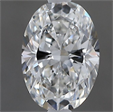 Natural Diamond 0.51 Carats, Oval with  Cut, G Color, VVS1 Clarity and Certified by GIA