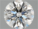 Lab Grown Diamond 1.41 Carats, Round with Excellent Cut, G Color, VS1 Clarity and Certified by IGI