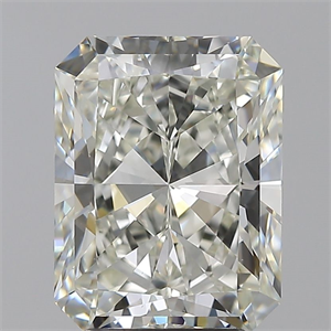 Foto Diamante Natural 3.70 quilates, Radiante , Color J, claridad VS1 y certificado GIA de