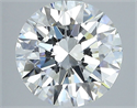 Natural Diamond 2.50 Carats, Round with Excellent Cut, F Color, VS1 Clarity and Certified by GIA