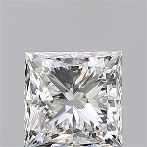Foto Diamante Natural 1.52 quilates, Princesa , Color F, claridad VS2 y certificado GIA de