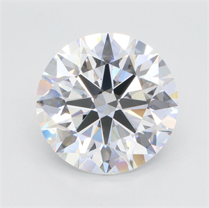 Picture of Lab Grown Diamond 6.02 Carats, Round with Ideal Cut, D Color, IF Clarity and Certified by IGI