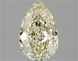 Picture of Lab Grown Diamond 2.08 Carats, Pear with  Cut, Fancy Intense Yellow Color, VS1 Clarity and Certified by IGI