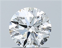 Natural Diamond 0.73 Carats, Round with Excellent Cut, F Color, IF Clarity and Certified by GIA