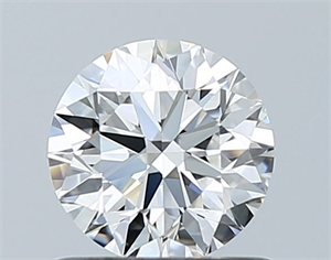Picture of Natural Diamond 0.73 Carats, Round with Excellent Cut, F Color, IF Clarity and Certified by GIA