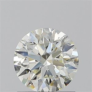 Picture of Natural Diamond 1.01 Carats, Round with Excellent Cut, L Color, SI1 Clarity and Certified by GIA