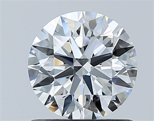 Picture of Natural Diamond 0.83 Carats, Round with Excellent Cut, E Color, VS1 Clarity and Certified by GIA