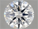 Natural Diamond 0.90 Carats, Round with Excellent Cut, E Color, SI2 Clarity and Certified by GIA