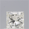 Diamante Natural 0.53 quilates, Princesa , Color H, claridad IF y certificado IGI