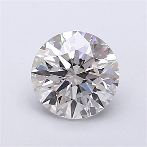 Picture of Lab Grown Diamond 1.08 Carats, Round with Excellent Cut, F Color, VS2 Clarity and Certified by IGI