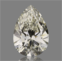Natural Diamond 1.05 Carats, Pear with  Cut, L Color, VVS2 Clarity and Certified by GIA