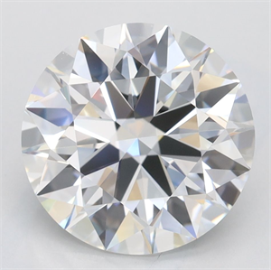 Picture of Lab Grown Diamond 3.33 Carats, Round with Excellent Cut, D Color, IF Clarity and Certified by GIA