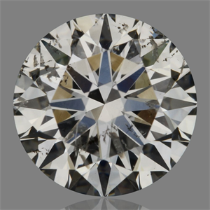 Picture of Natural Diamond 1.01 Carats, Round with Very Good Cut, D Color, I1 Clarity and Certified by GIA
