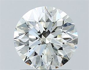 Foto Diamante Natural 1.00 quilates, Redondo , Color K, claridad SI1 y certificado GIA de