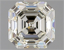 Natural Diamond 1.12 Carats, Asscher with  Cut, L Color, VS1 Clarity and Certified by GIA