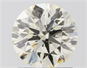 Natural Diamond 1.23 Carats, Round with Excellent Cut, J Color, SI1 Clarity and Certified by IGI