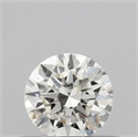 Natural Diamond 0.40 Carats, Round with Excellent Cut, I Color, SI2 Clarity and Certified by IGI