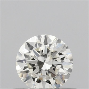 Picture of Natural Diamond 0.40 Carats, Round with Excellent Cut, I Color, SI2 Clarity and Certified by IGI