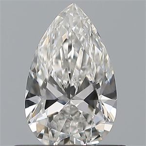 Foto Diamante Natural 0.50 quilates, De pera , Color F, claridad VVS1 y certificado GIA de
