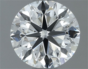 Picture of Natural Diamond 1.00 Carats, Round with Very Good Cut, E Color, VS1 Clarity and Certified by IGI