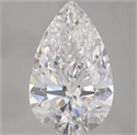 Diamante Natural 3.80 quilates, De pera , Color D, claridad VS2 y certificado GIA