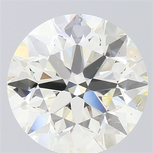 Picture of Natural Diamond 3.05 Carats, Round with Very Good Cut, L Color, SI1 Clarity and Certified by GIA