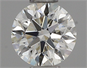 Natural Diamond 0.44 Carats, Round with Excellent Cut, H Color, VVS1 Clarity and Certified by IGI