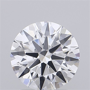 Picture of Lab Grown Diamond 1.54 Carats, Round with Ideal Cut, D Color, VS1 Clarity and Certified by IGI