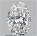 Diamante Natural 0.50 quilates, Ovalado , Color E, claridad VS1 y certificado GIA