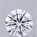 Lab Grown Diamond 2.04 Carats, Round with Ideal Cut, D Color, VVS1 Clarity and Certified by IGI