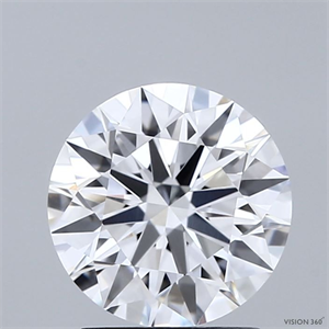 Picture of Lab Grown Diamond 2.04 Carats, Round with Ideal Cut, D Color, VVS1 Clarity and Certified by IGI