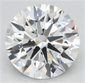 Lab Grown Diamond 5.25 Carats, Round with Ideal Cut, D Color, VVS1 Clarity and Certified by IGI