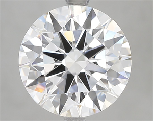 Picture of Lab Grown Diamond 5.02 Carats, Round with Ideal Cut, E Color, VVS2 Clarity and Certified by IGI