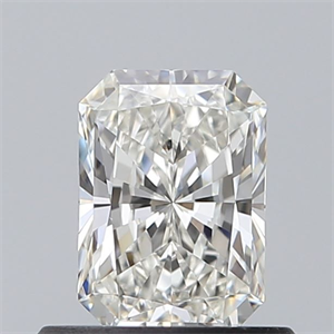 Picture of Natural Diamond 0.56 Carats, Radiant with  Cut, H Color, VS1 Clarity and Certified by GIA
